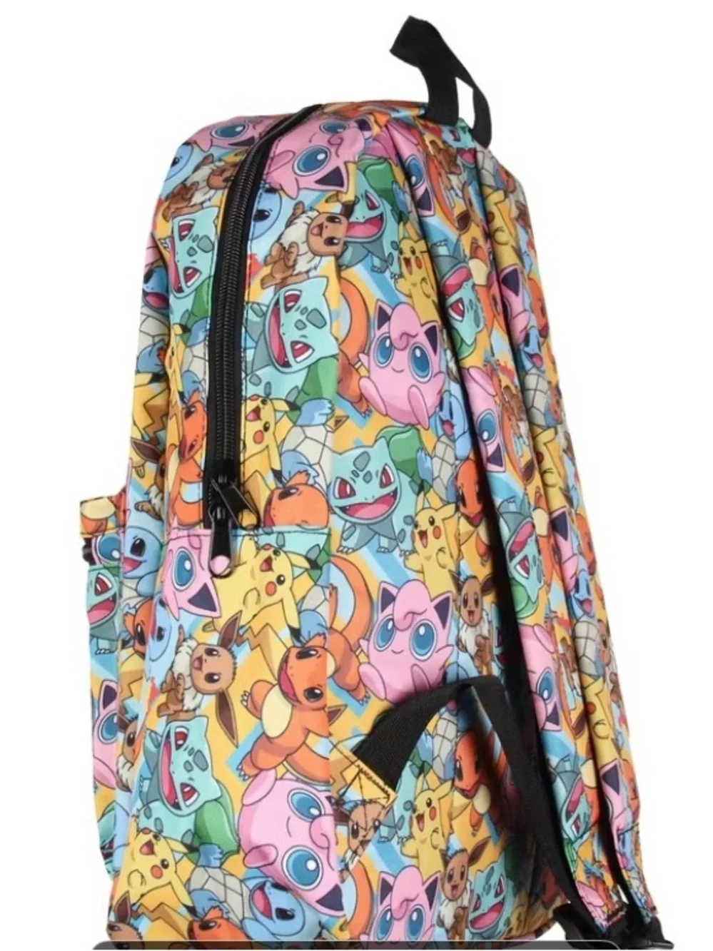 Pokemon Multicolor Kids Backpack with Pikachu, Charmander & More